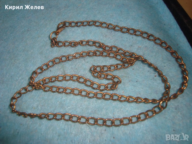 СТАРА ВЕРИЖКА СИНДЖИР ЛАНЕЦ КЮСТЕК КОЛИЕ 19182, снимка 1