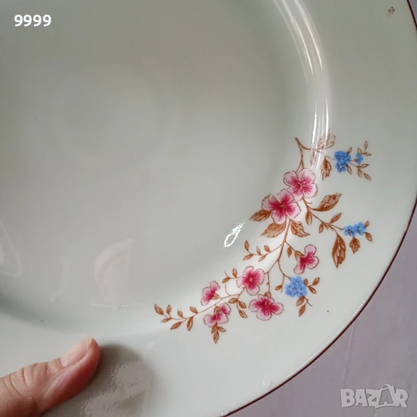 Порцеланова тортена чиния , снимка 1