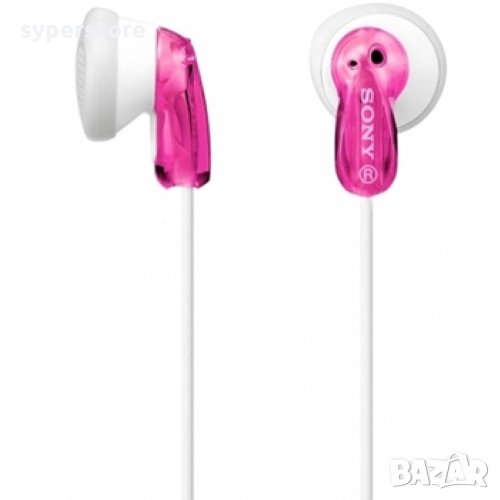 Слушалки Sony MDRE9LPP.AE Розови с Неодимов магнит Тип Тапи за уши In-Ear, снимка 1