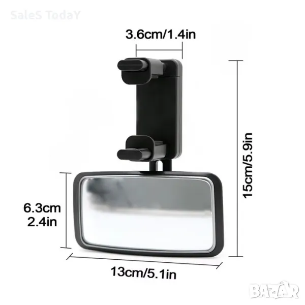 Огледало за обратно виждане за кола, снимка 1