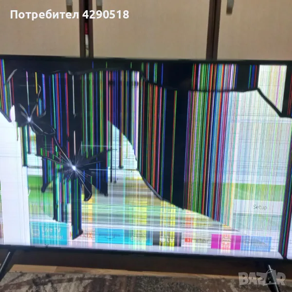 Samsung UE43RU7172U счупен дисплей, снимка 1
