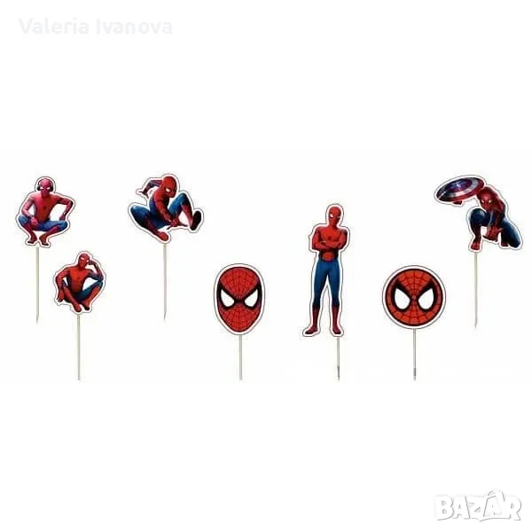 Комплект топери Spiderman, 7 броя 99961, снимка 1