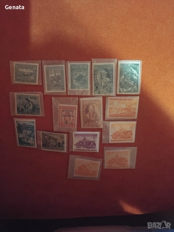 Лот стари пощенски марки, снимка 1