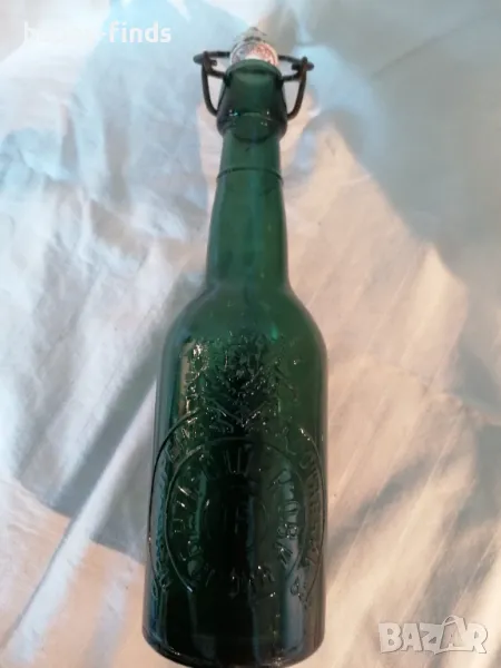 Антикварна бирена бутилка "Бр. Прошекови София, Придворенъ доставчикъ" , снимка 1