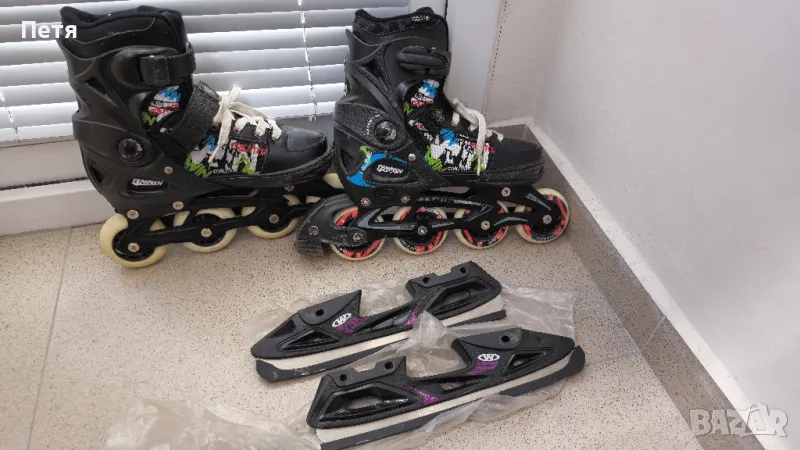 Регулируеми ролери и кънки за лед Tempish, снимка 1