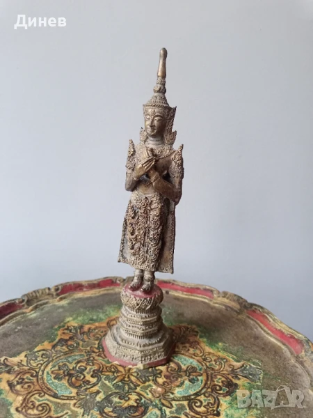 Бронзова скулптура от Тайланд Камбоджа на Теппаном, снимка 1
