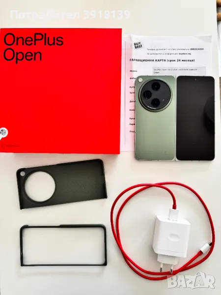 OnePlus Open 5G 512GB 16GB RAM DUALSim в ГАРАНЦИЯ , снимка 1