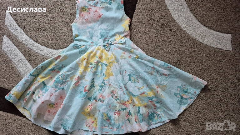 Официална рокля за момиче, 9-10год., снимка 1
