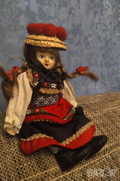 Намалена Ръчно изработена стара колекционерска кукла , снимка 1