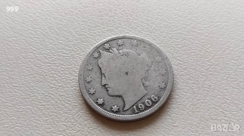 5 цента 1906 САЩ - LIBERTY, снимка 1