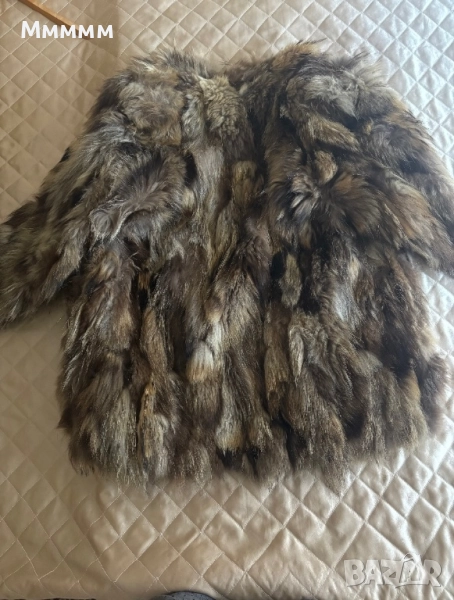 Палто от лисица естествен косъм, снимка 1
