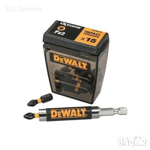   DEWALT DT70618TM-QZ 12 x Комплекти (15) PZ2 25 мм бита и магнитнен адаптор, снимка 1