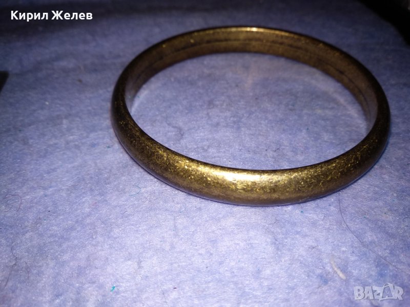 ПОЗЛАТЕНА МЕДНА РЪЧНО ИЗРАБОТЕНА РЕТРО АРТ ГРИВНА 37943, снимка 1