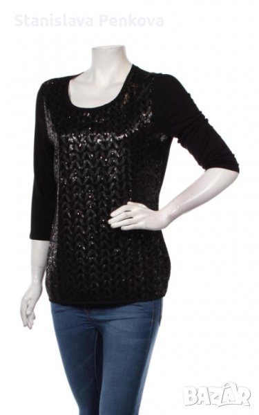 Ефектна блуза с пайети, размер S, снимка 1