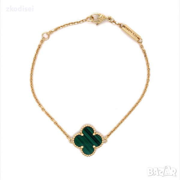 Златна дамска гривна Van Cleef 3,97гр. 18,0см. 14кр. проба:585 модел:22463-2, снимка 1