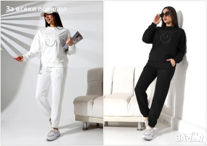 Дамски спортен комплект Pinko - Бял или Черен Код A235, снимка 1