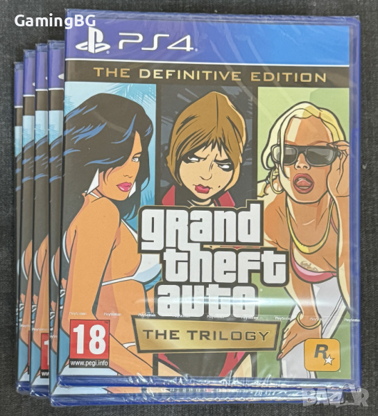 чисто нова Grand Theft Auto Trilogy The Definitive Edition, GTA за PS4, снимка 1