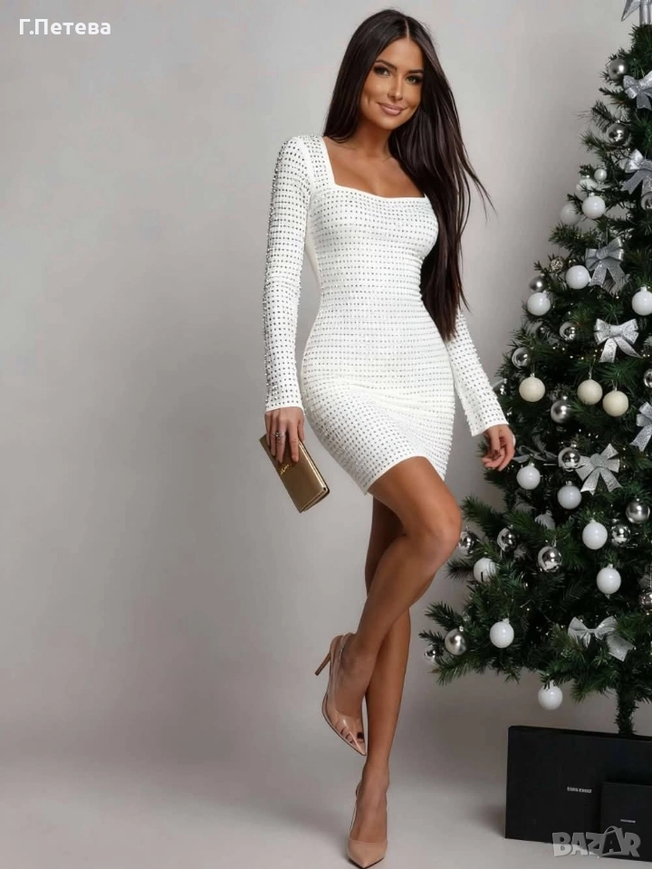 ❌Рокля с камъчета, снимка 1