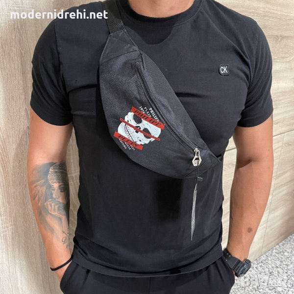 Мъжка тениска и чанта  Philipp Plein код 155, снимка 1