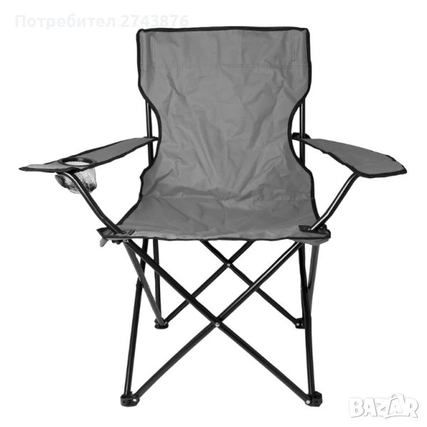 Сгъваем къмпинг стол Muhler, 52x52x82cm, снимка 1