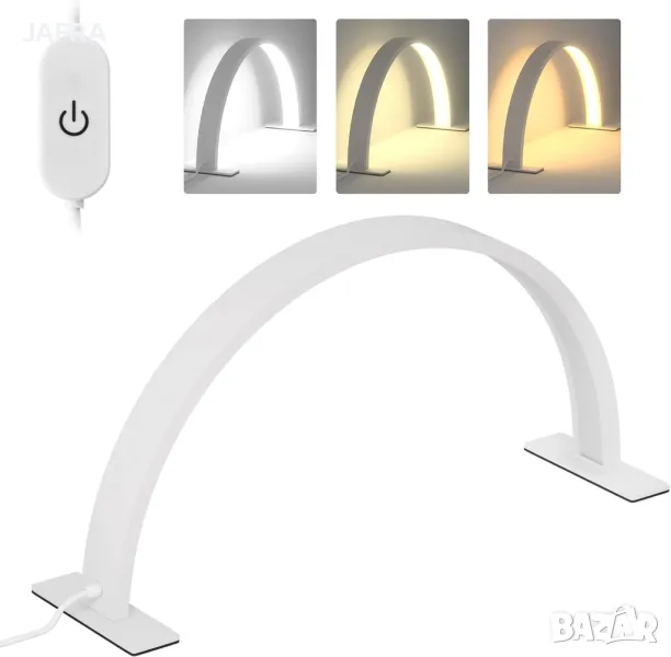 Професионална LED Лампа Полумесец за Козметични Услуги + ПОДАРЪК Пили за Маникюр, Отстъпки, снимка 1