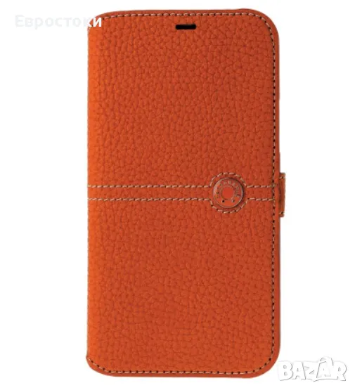Faconnable Folio Защитен калъф от синтетична кожа за iPhone 6/7/8/SE 2020 оранжев, снимка 1