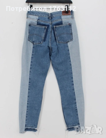 Tommy Hilfiger дамски дънки номер 28 в синьо 100% памук mom style, нови с етикети, снимка 2 - Дънки - 54088678
