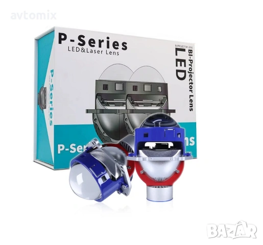 Bi-LED лупи за вграждане във фарове 3"инча 130W 8000lm 12V +500% Яркост,2 броя