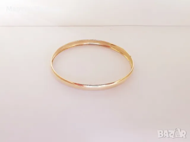 Златна гривна елипса класическа , снимка 5 - Гривни - 49578574