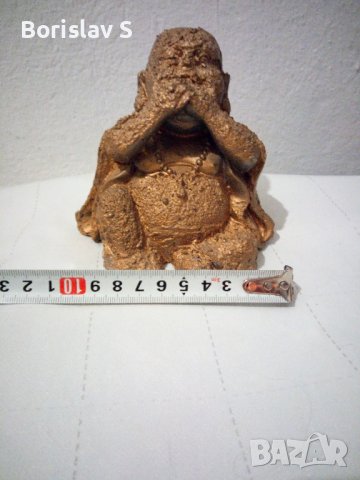 Статоя на златния Буда два броя комплект, снимка 2 - Статуетки - 36795777