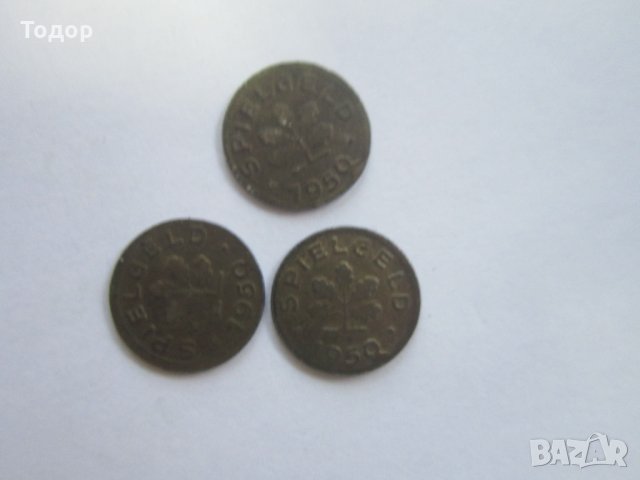 Стар немски жетон Стари Жетони 2, снимка 4 - Колекции - 35044173