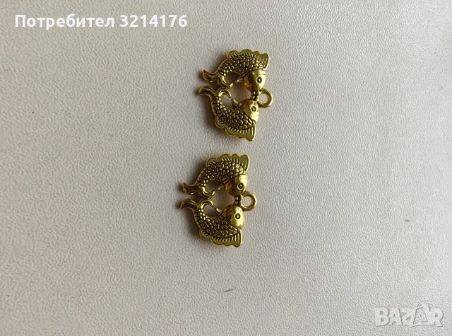 Висулка бижу - Влюбени рибки , снимка 3 - Други - 55817642