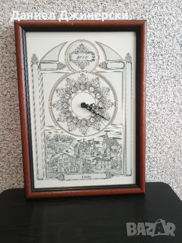 Стъклен немски часовник , снимка 1