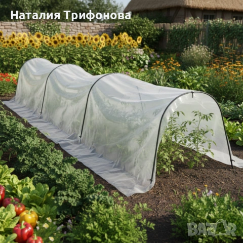 Мини оранжерия - сгъваема, практична и идеална за всеки градинар  - 1.8 х 10м, снимка 2 - Оранжерии - 53927881