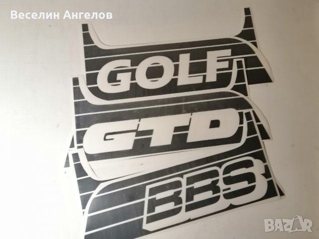 Стикери за заден панел на голф 2, снимка 2 - Аксесоари и консумативи - 31434660