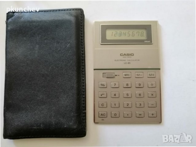 Рядък модел ретро калкулатор CASIO LC-80