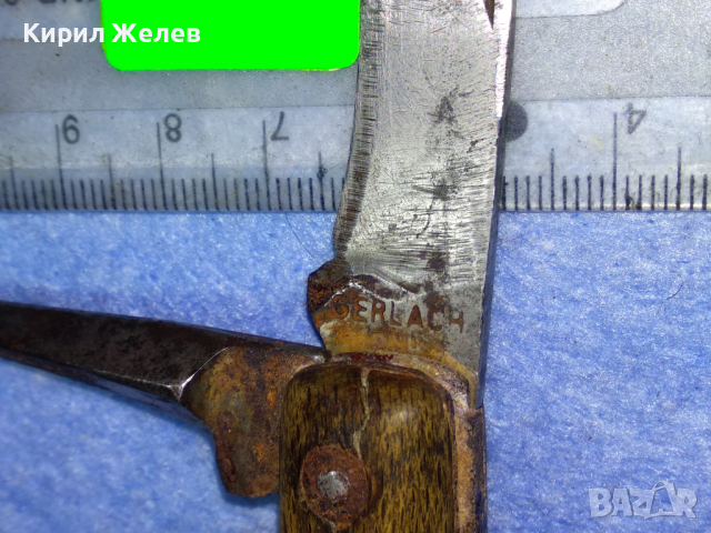 GERLACH Стар МНОГО РЯДЪК КОЛЕКЦИОНЕРСКИ ПОЛСКИ АРМЕЙСКИ ДЖОБЕН НОЖ 2-ра СВЕТОВНА ВОЙНА ВСВ 44114, снимка 17 - Антикварни и старинни предмети - 44755845