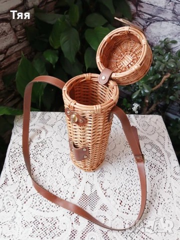 Ратанови кошници и кутия за шише, снимка 3 - Декорация за дома - 51293462