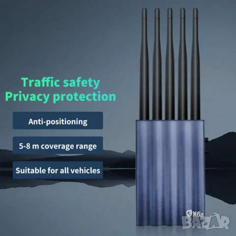 6 Лентов Заглушител за GSM CDMA DCS BDS 3G 4G GPS Заглушители Сателитно Позициониране Навигация Тапа, снимка 4 - Други - 49460886