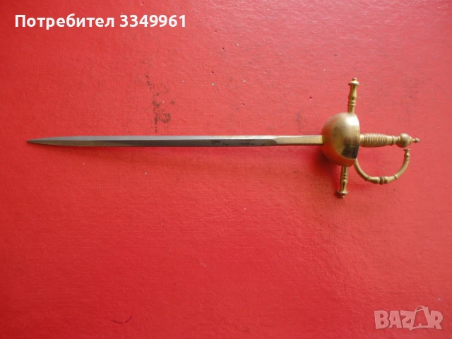 Страхотен нож за писма рапира шпага 3, снимка 2 - Ножове - 51281610