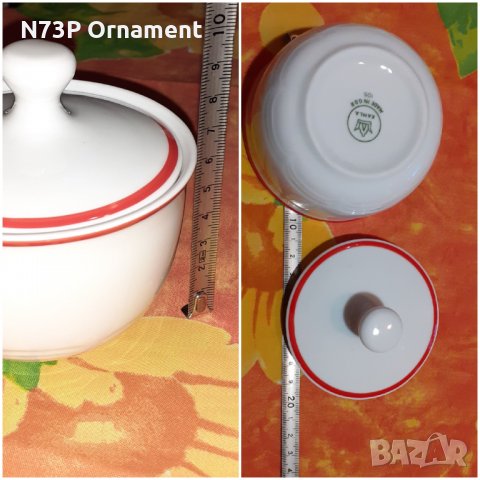 СТАРА ПОРЦЕЛАНОВА ЗАХАРНИЦА. ..KAHLA..GDR. , снимка 7 - Антикварни и старинни предмети - 35068139