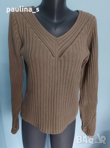 Два различни броя / Марков памучен пуловер с шпиц деколте "InWear" и "Esprit" , снимка 4 - Блузи с дълъг ръкав и пуловери - 15989750