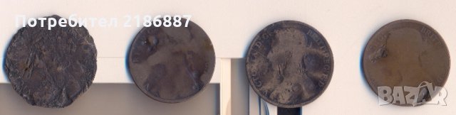 Великобритания лот от 4 броя по 1 пени 1876н, 1881, 1887 и пак 1887 година, снимка 2 - Нумизматика и бонистика - 34225838
