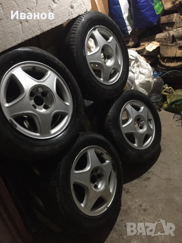 4 бр. Алуминиеви джанти с гуми за Opel 15-ки 5x100, снимка 5 - Гуми и джанти - 30924987