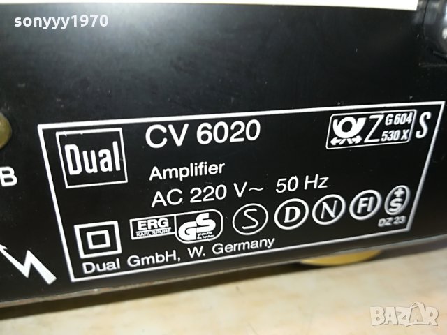 DUAL CV6020 STUDIO CONCEPT AMPLI-WEST GERMANY 1108211205, снимка 15 - Ресийвъри, усилватели, смесителни пултове - 33785301