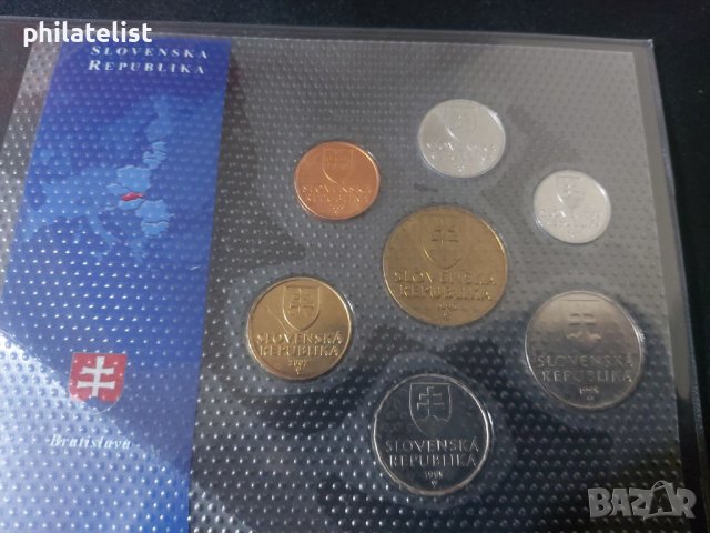 Словакия - Комплектен сет от 7 монети 1995-2003, снимка 2 - Нумизматика и бонистика - 42485592