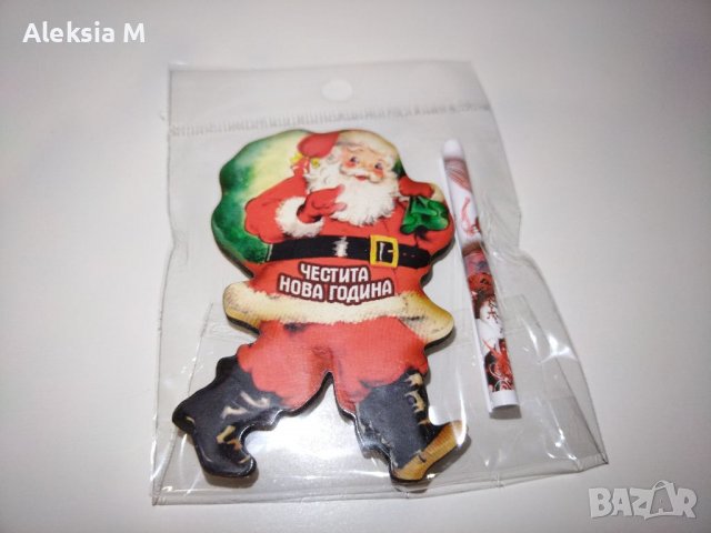 Коледни и новогодишни магнити с късметчета Коледа магнит магнитче чнг подарък, снимка 1