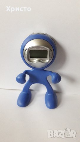 часовник човече, синьо и оранжево, държач на химикалка за маса електронен , снимка 3 - Други - 17095759