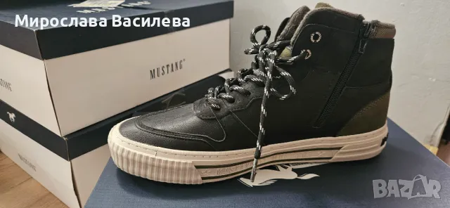 Кожени кецове Мустанг, снимка 1