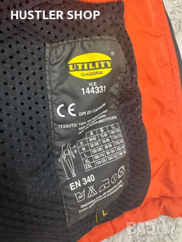 Мъжки елек DIADORA UTILITY. Размер L, снимка 5 - Якета - 53932268